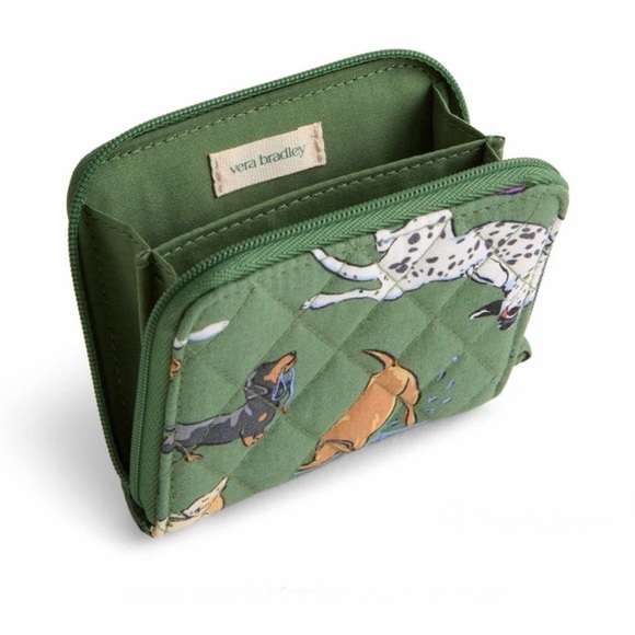 Vera Bradley Handbags - Vera Bradley Essential Small Zip-Around Wallet in Dog Park NWT